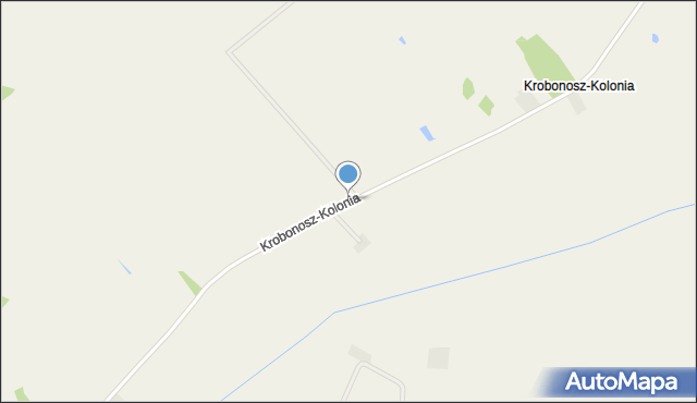 Krobonosz-Kolonia, Krobonosz-Kolonia, mapa Krobonosz-Kolonia