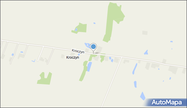 Kroczyn, Kroczyn, mapa Kroczyn