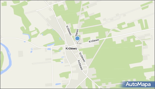 Królewo gmina Joniec, Królewo, mapa Królewo gmina Joniec