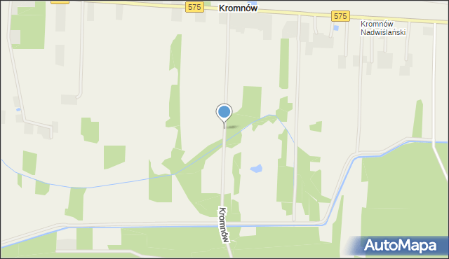 Kromnów gmina Brochów, Kromnów, mapa Kromnów gmina Brochów