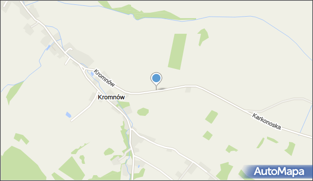 Kromnów gmina Stara Kamienica, Kromnów, mapa Kromnów gmina Stara Kamienica