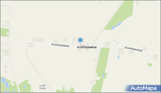 Kromszewice, Kromszewice, mapa Kromszewice