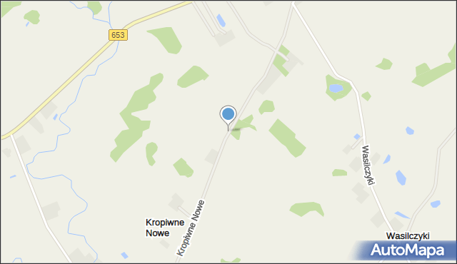 Kropiwne Nowe, Kropiwne Nowe, mapa Kropiwne Nowe