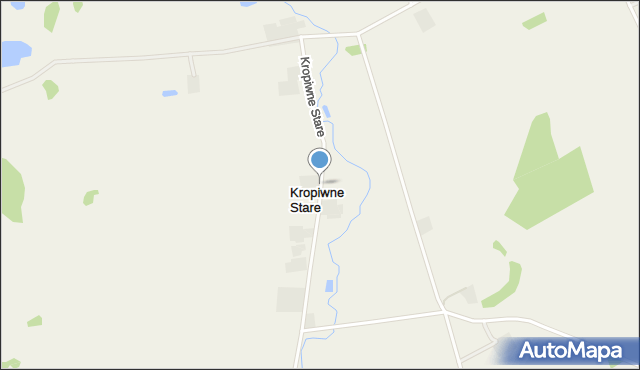 Kropiwne Stare, Kropiwne Stare, mapa Kropiwne Stare