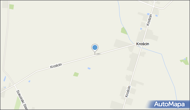 Krościn, Krościn, mapa Krościn