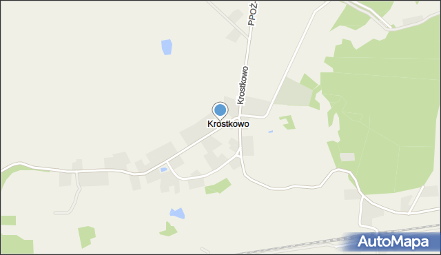 Krostkowo, Krostkowo, mapa Krostkowo