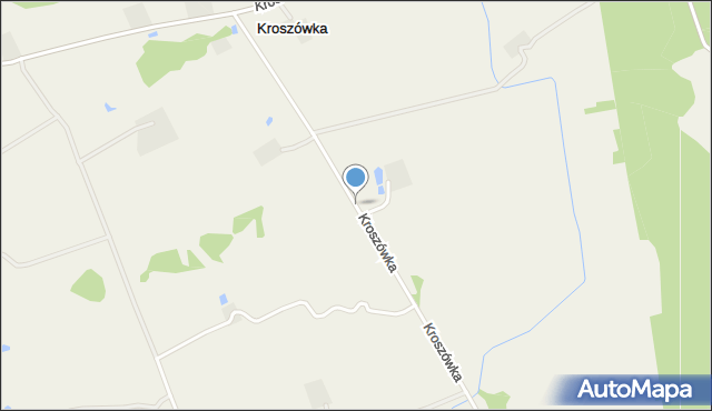 Kroszówka, Kroszówka, mapa Kroszówka