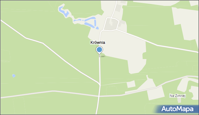 Krównia, Krównia, mapa Krównia