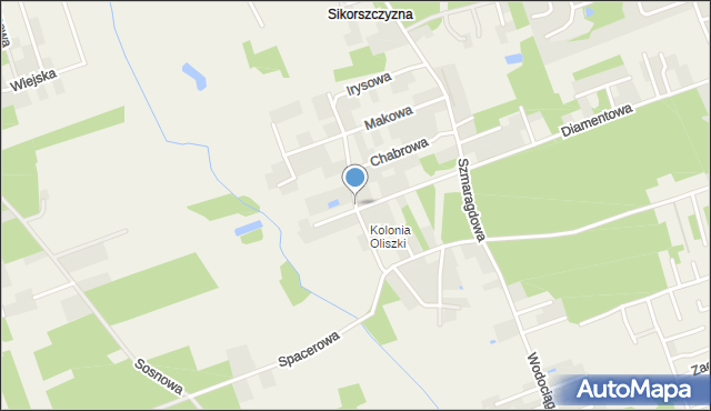 Krupniki, Krokusowa, mapa Krupniki