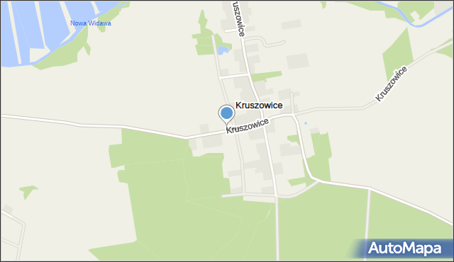 Kruszowice, Kruszowice, mapa Kruszowice