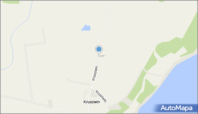 Kruszwin, Kruszwin, mapa Kruszwin