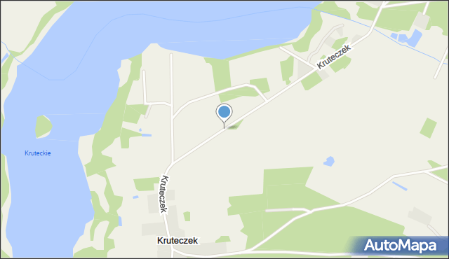 Kruteczek, Kruteczek, mapa Kruteczek