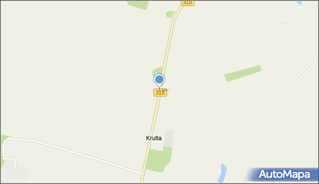 Krutla, Krutla, mapa Krutla