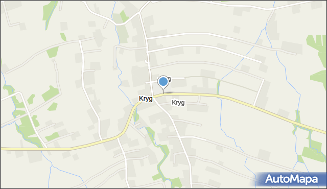 Kryg, Kryg, mapa Kryg