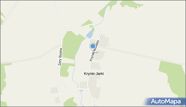Krynki-Jarki, Krynki-Miklasy, mapa Krynki-Jarki