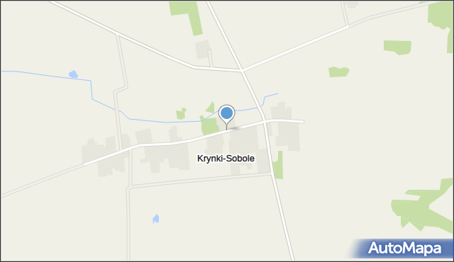 Krynki-Sobole, Krynki-Sobole, mapa Krynki-Sobole