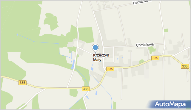 Krzeczyn Mały, Krzeczyn Mały, mapa Krzeczyn Mały