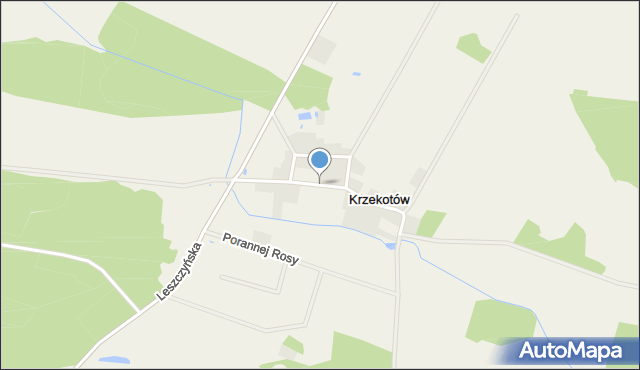 Krzekotów, Krzekotów, mapa Krzekotów