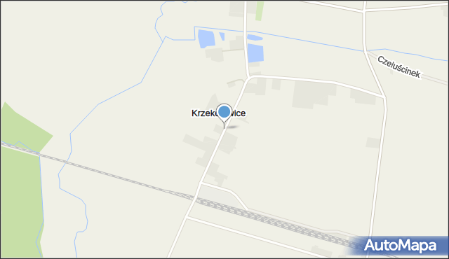 Krzekotowice, Krzekotowice, mapa Krzekotowice