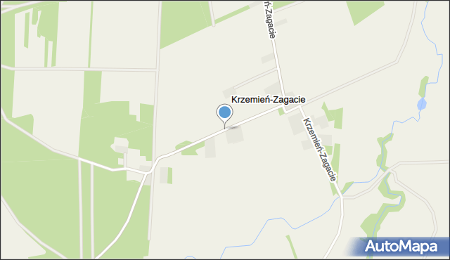 Krzemień-Zagacie, Krzemień-Zagacie, mapa Krzemień-Zagacie