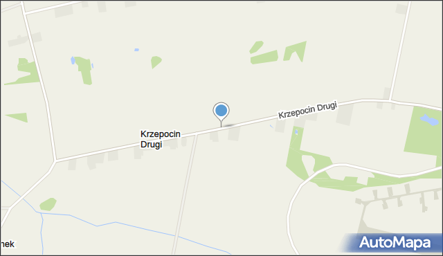 Krzepocin Drugi, Krzepocin Drugi, mapa Krzepocin Drugi