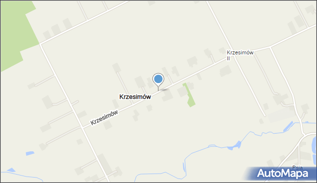 Krzesimów, Krzesimów, mapa Krzesimów