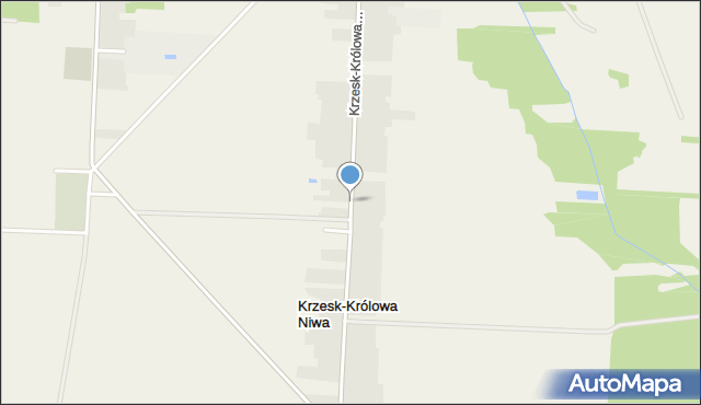 Krzesk-Królowa Niwa, Krzesk-Królowa Niwa, mapa Krzesk-Królowa Niwa