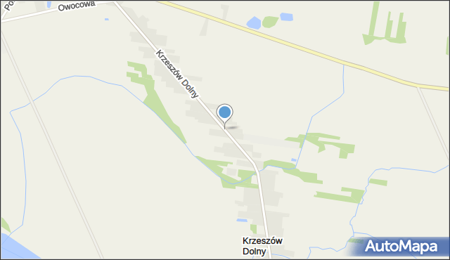 Krzeszów Dolny, Krzeszów Dolny, mapa Krzeszów Dolny