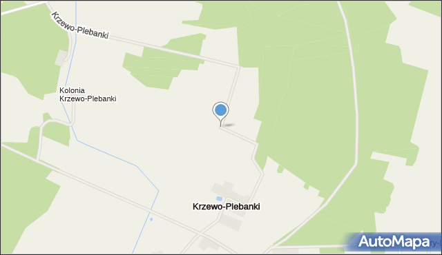 Krzewo-Plebanki, Krzewo-Plebanki, mapa Krzewo-Plebanki