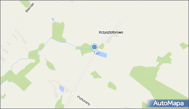 Krzysztoforowo, Krzysztoforowo, mapa Krzysztoforowo