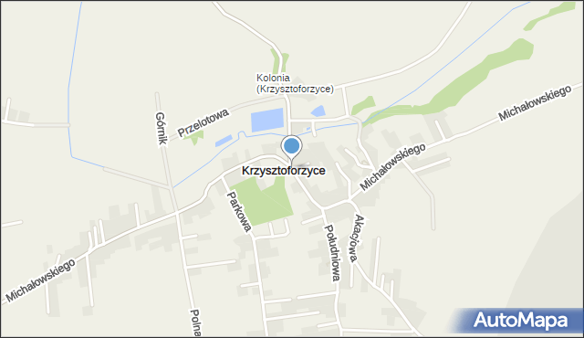 Krzysztoforzyce, Krzysztoforzyce, mapa Krzysztoforzyce