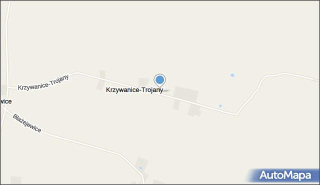 Krzywanice-Trojany, Krzywanice-Trojany, mapa Krzywanice-Trojany