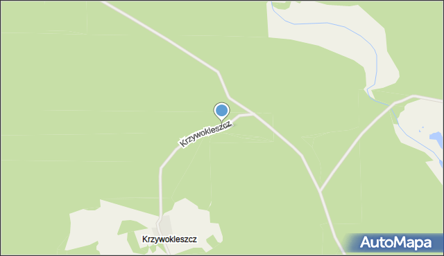 Krzywokleszcz, Krzywokleszcz, mapa Krzywokleszcz