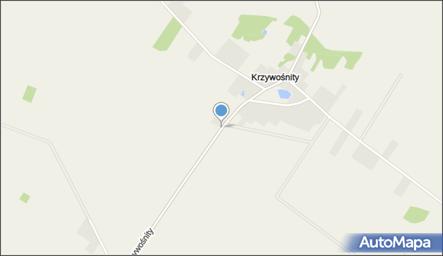 Krzywośnity, Krzywośnity, mapa Krzywośnity