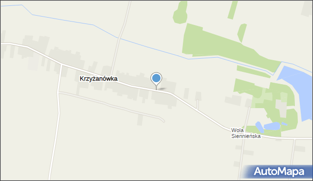 Krzyżanówka, Krzyżanówka, mapa Krzyżanówka