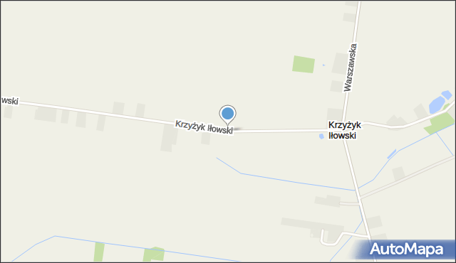 Krzyżyk Iłowski, Krzyżyk Iłowski, mapa Krzyżyk Iłowski