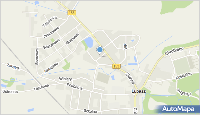 Lubasz powiat czarnkowsko-trzcianecki, Krótka, mapa Lubasz powiat czarnkowsko-trzcianecki