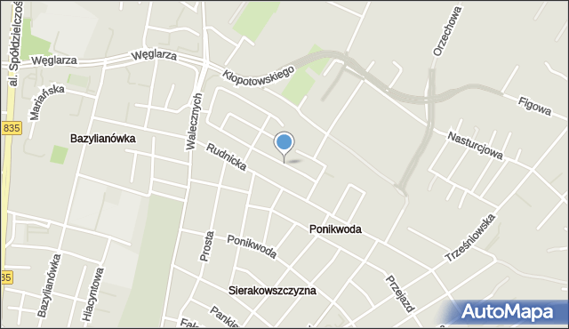 Lublin, Kruszynowa, mapa Lublina