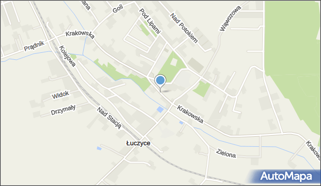 Łuczyce gmina Kocmyrzów-Luborzyca, Krakowska, mapa Łuczyce gmina Kocmyrzów-Luborzyca