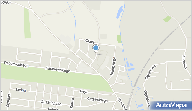 Mogilno, Króla Bolesława Chrobrego, mapa Mogilno