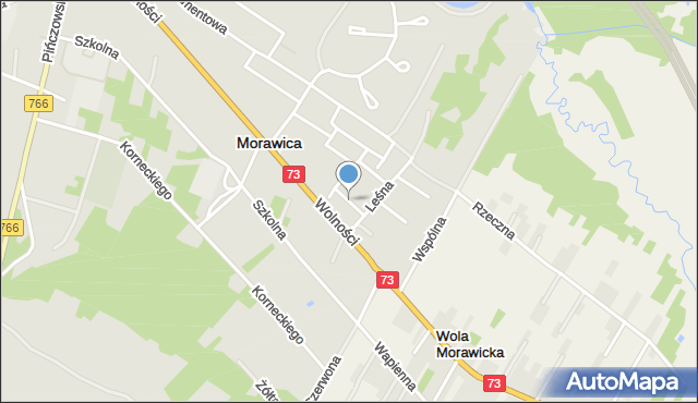 Morawica powiat kielecki, Krótka, mapa Morawica powiat kielecki