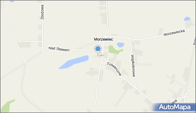 Morzewiec, Krótka, mapa Morzewiec