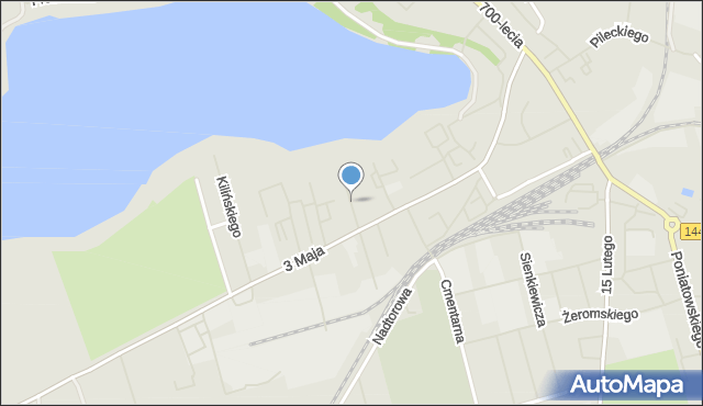 Nowogard, Króla Kazimierza Wielkiego, mapa Nowogard