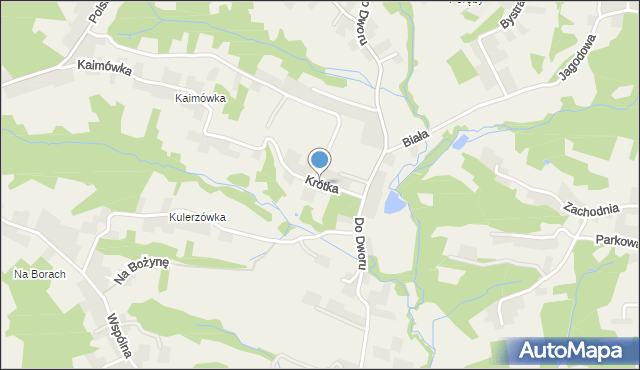 Olszowice, Krótka, mapa Olszowice