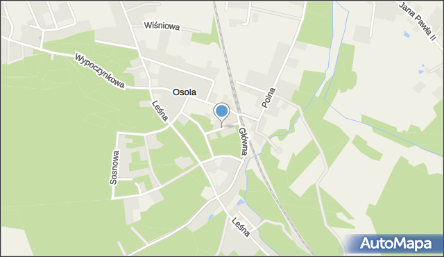 Osola, Krótka, mapa Osola