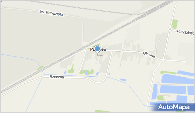 Parzniew, Krótka, mapa Parzniew