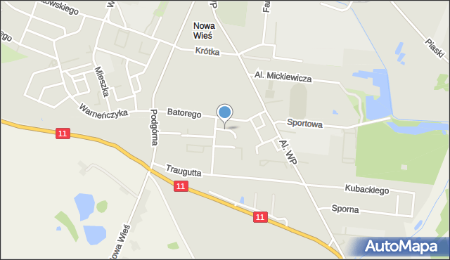 Pleszew, Króla Bolesława Chrobrego, mapa Pleszew