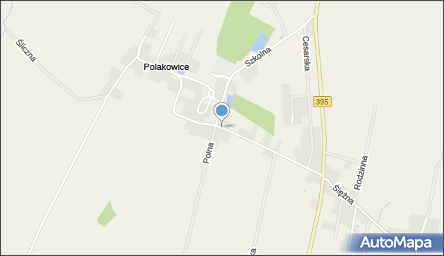 Polakowice, Króla Jana III Sobieskiego, mapa Polakowice