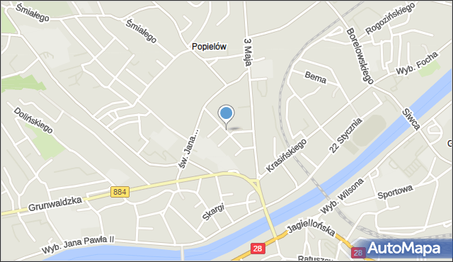 Przemyśl, Kraszewskiego Józefa Ignacego, mapa Przemyśla