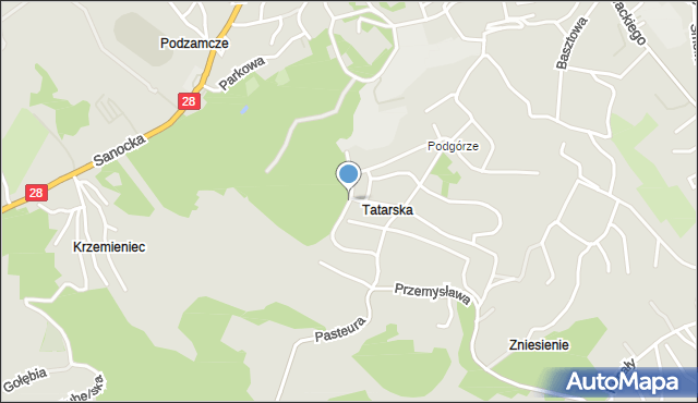 Przemyśl, Króla Władysława Jagiełły, mapa Przemyśla